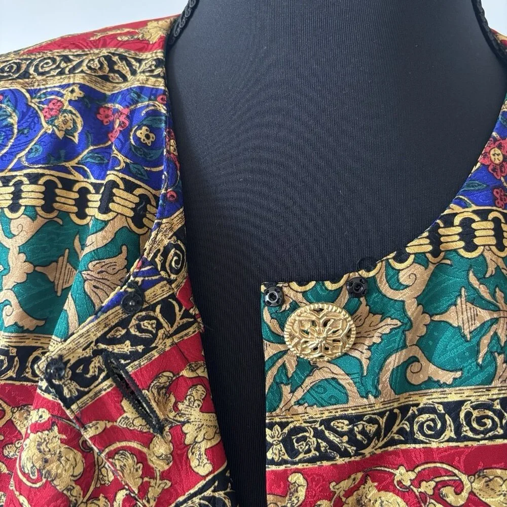 Vtg Talbots Silk Blazer Jacket Size 4 Office Career‎ Professional Old Money